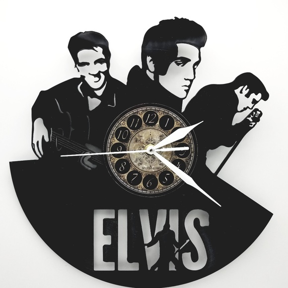 Handmade Other - Elvis vinyl record clock